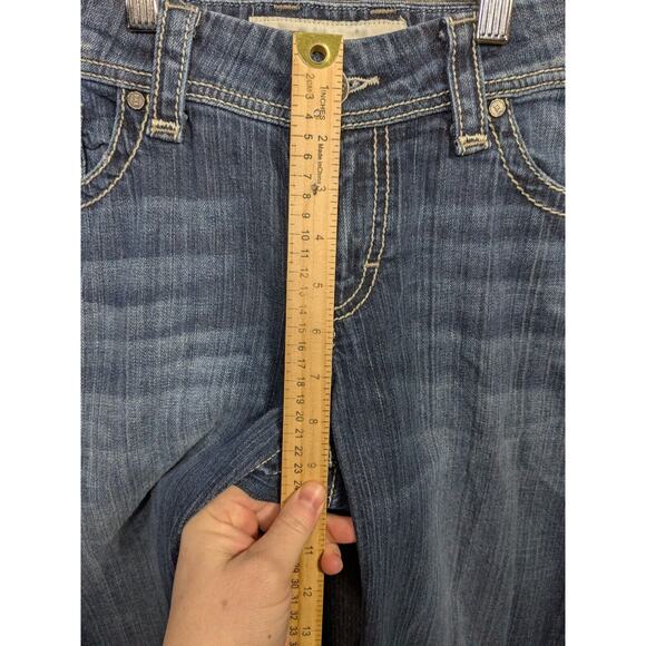 BKE Payton Jeans Womens 32 Long (34x32) Bootcut Stretch Flap Pocket Denim - Picture 4 of 13